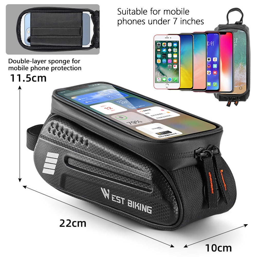 „Fahrrad‑Handyhalter mit Touchscreen – wasserdicht & sicher 🚴📱“
