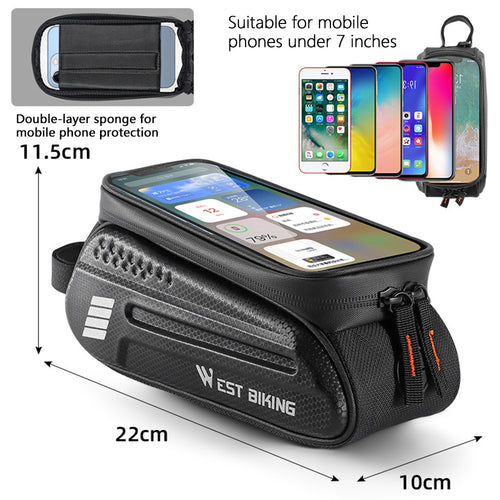 „Fahrrad‑Handyhalter mit Touchscreen – wasserdicht & sicher 🚴📱“