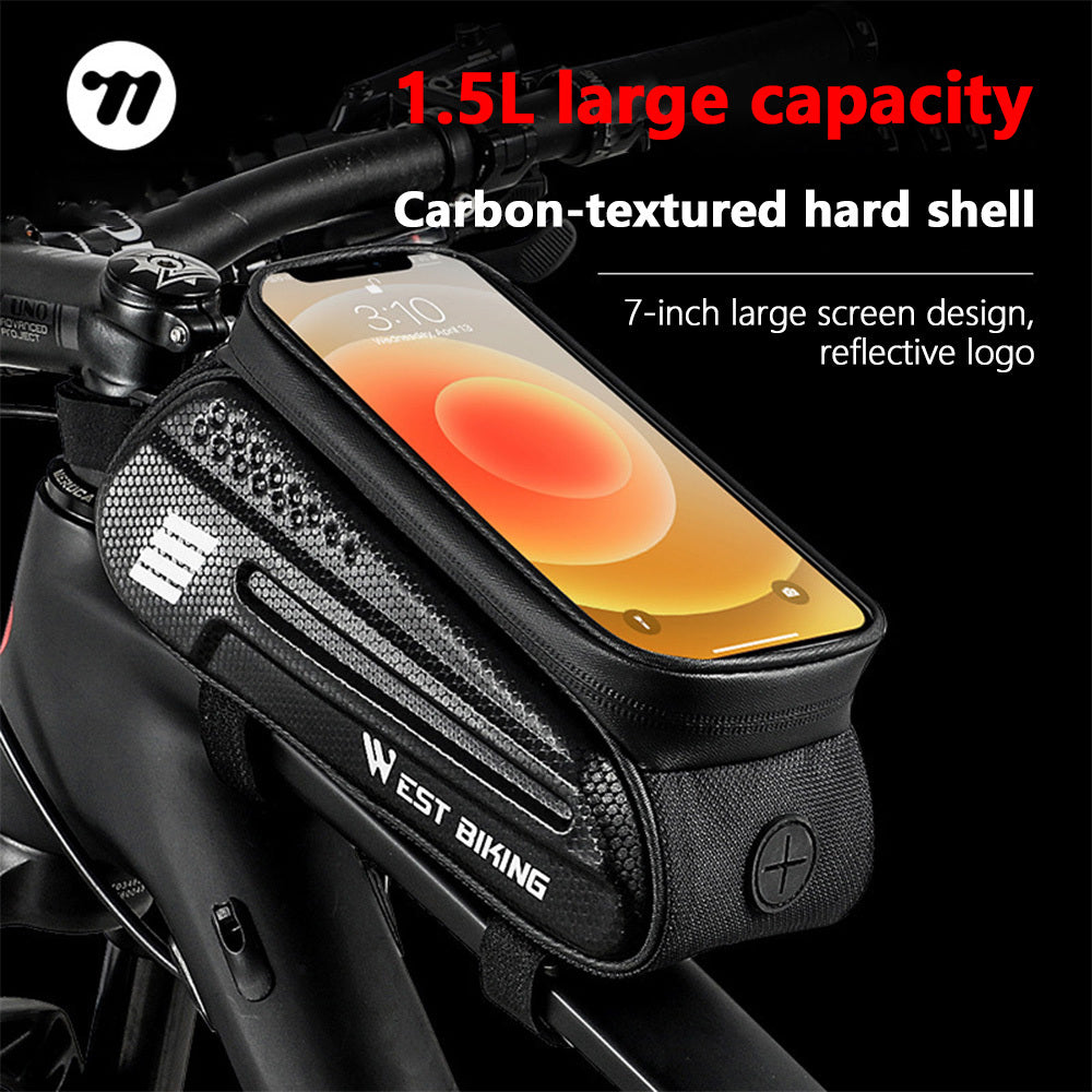 „Fahrrad‑Handyhalter mit Touchscreen – wasserdicht & sicher 🚴📱“